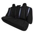 thumbnail image 1 of For 2017-2024 Tesla Model 3 FH Group Faux Leather Custom Fit Car Seat Covers  Black - Rear Set, 1 of 4