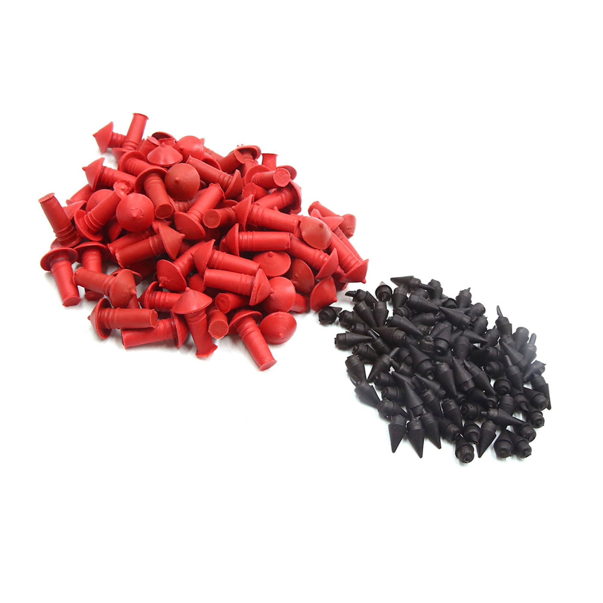 Unique Bargains 85Pcs Red Rubber Mushroom Tyre Puncture Patches Tire Repair Tool