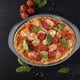 thumbnail image 4 of Sartén antiadherente redonda de acero para pizza, sartén gris para freír con aire para horno, bandeja para hornear de 8 x 8 pulgadas, bandeja para hornear antiadherente con rejilla de alambre, juego, 4 of 6