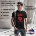 thumbnail image 5 of Greenyef Graphics I Paused My Game to Be Here Gamer Gift Funny Tee Men's T-Shirt Style-27 (Black & Red, Large), 5 of 6
