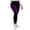 Purple, variant on Audhol Velvet Leggings for Women Women Velvet Leggings Soft Warm Winter Solid High Waisted Soft Velvet Stretchy Legging Holiday Clothes Women's Leggings Black L