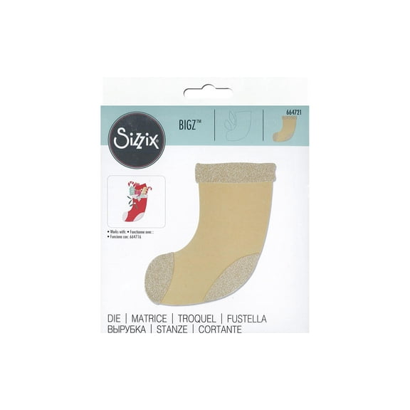 Sizzix Bigz Die Fireplace Stocking