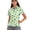 St. Patrick's Day Shamrock Print, variant on Whosucclay Elastic Tennis Shirts for Golf Bowling Outdoor, Polyester Fashion Moisture Wicking Polo Shirts, Heart-Shaped Hot Air Balloon Size XX-Large