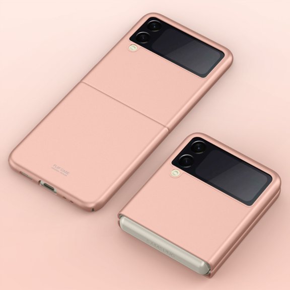 Estuche Para Teléfono Esmerilado Compatible Con Samsung Z Flip 3 Cubierta Protectora Antihuellas Dactilares Cubierta Plegable Con Todo Incluido matsuzay  EL017953-04
