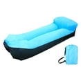 thumbnail image 2 of CoudarTitie Inflatable Lounger Inflatable Chair Trendy Water Anti Air Sofa for Adults & Kids Blue, 2 of 9