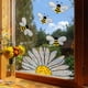 thumbnail image 2 of Pegatina estática colorida con forma de abeja y luz solar, 30 x 40 cm, 2 of 5