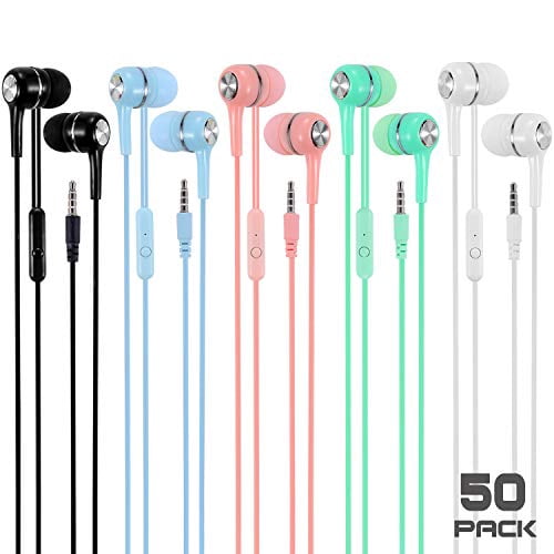 Bulk Earbuds Headphones with Microphone 