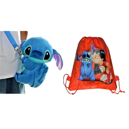 Soft Plush Body - Disney Stitch Soft Plush Crossbody Mini Bag With Small Pocket . 9