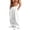 White, variant on Luvrsol Mens Sweatpants Casual Solid Wide Leg Drawstring Elastic Waist Loose Long Pants with Pocket S-3XL