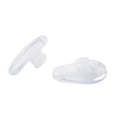 thumbnail image 1 of Soft elliptical silicon nose pad for glasses (transparent, 5 pairs)-2025, 1 of 5