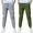 Dark Gray, variant on Boys 2 Piece Uniform Tapered Pants Straight Elastic Waist Performance Cropped Pants with Pockets Kids Dress Trousers
