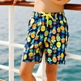 thumbnail image 4 of INGEAR Little Boys Quick Dry Beach Board Shorts Kids Swim Trunks UPF 50+ Swimsuit with Pockets, 4 of 7