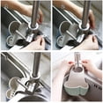 thumbnail image 4 of Soporte para esponja para fregadero de cocina, cesta colgante para grifo, organizador para esponja, cepillo, jabón y toalla, color beige brillar Electrónica, 4 of 5