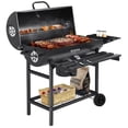 thumbnail image 1 of Parrilla Asador De Carbón Tipo Barril Con Ruedas Acero Inox, 1 of 6