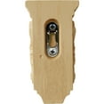 thumbnail image 4 of Ekena Millwork 2 1/4"W x 2 1/4"D x 4 1/4"H Extra Small Acanthus Wood Corbel, Maple, 4 of 4