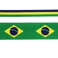 thumbnail image 4 of Cinta Yerelo con la bandera nacional de Brasil, 10 m, para envolver manualidades, bodas, 4 of 9