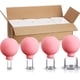 thumbnail image 1 of Juego de ventosas de vidrio de 4 piezas Ventosas de silicona de vidrio Ventosas de masaje con ventosas de vacío(Rosa), 1 of 5