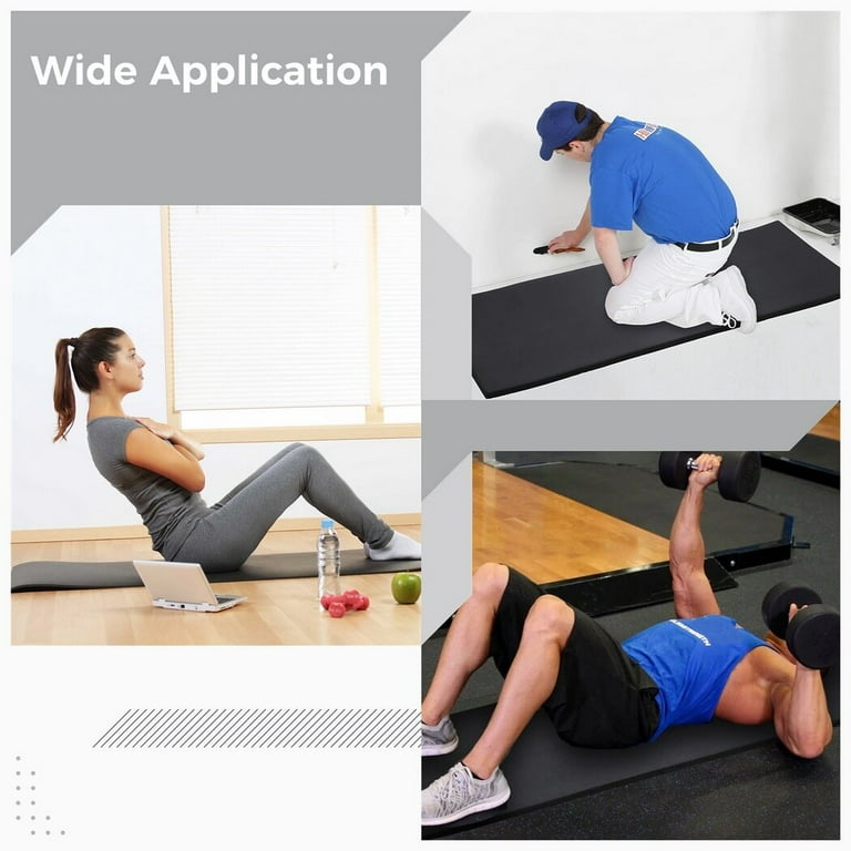 Aerobic Step Platform Thick Mat Turn Your Stepper into a Comfortable Weight Bench Non Slip Knee Mat Extra Knee Cushion Pad for Yoga Pilates Floor