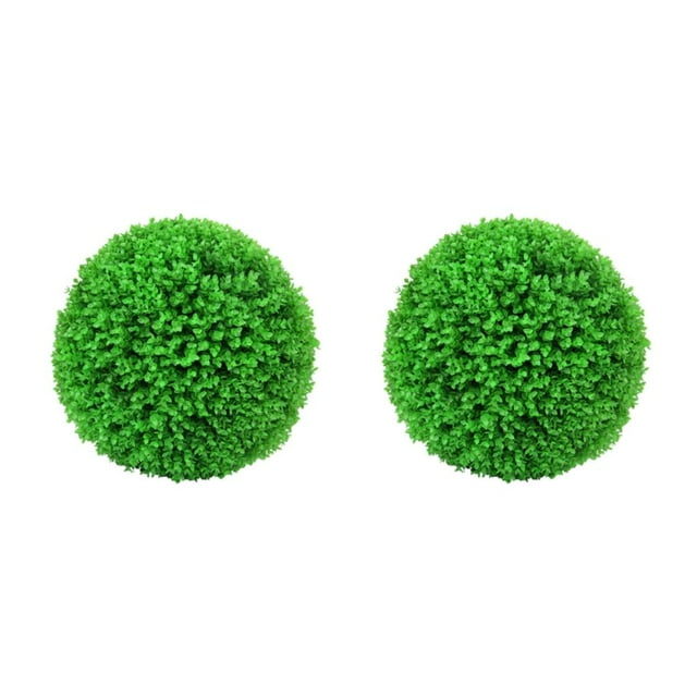 Wosthever Mantenimiento bajo de las bolas artificiales plásticas de la planta fácil limpiar amplio interior o al aire libre Type9 NO9
