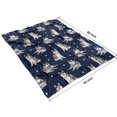 thumbnail image 4 of Siberian Husky Blanket,Comfortable Soft Flannel Throw Blanket,All Season,Warm Lightweight Blankets for Sofa Bed Couch Living Room Chair,60"x80"(150x200cm), 4 of 4