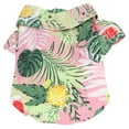 thumbnail image 3 of Camisa hawaiana para mascotas, camiseta de verano para perros hawaianos de algodón transpirable lindo para gatos, perros, conejosM, 3 of 12