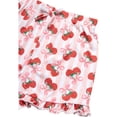 thumbnail image 5 of Princess Rose Girls Pajamas Set Cute Sleep Shirt Top Pajama Pants Shorts with Scrunchie 4 Piece, 5 of 7