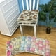 thumbnail image 2 of Nvzi Patchwork Chair Pad with Ties No Slip Lace Trim Chair Cushion Farmhouse Floral Print Kitchen Dining Seat Cushion (16x16 , 25), 2 of 3
