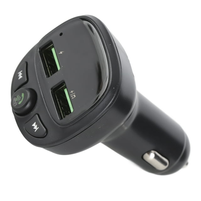 Transmisor FM Bluetooth para coche con doble USB, adaptador de audio, llamadas manos libres, reproductor MP3