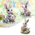 thumbnail image 4 of Easter Decorations，Easter Adorable Wreath 2D Flat Acrylic Pendant，Pendant*1 Clearance, 4 of 4