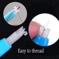 thumbnail image 4 of Enhebrador automático de agujas para máquina de coser doméstica, 3 piezas, enhebrador eficiente de agujas para máquina de coser, 4 of 5