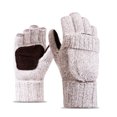 thumbnail image 1 of Guantes cálidos sin dedos de punto de invierno - Guantes deportivos de lana para clima frío Hombres Mujeres JAMW Sencillez, 1 of 5