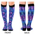 thumbnail image 4 of FORMRS Womens Knee High Socks Casual Long Thick Travel Daily Wear, 1 Pair, Neon Pink Starfish, 4 of 6