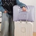 thumbnail image 1 of Bolsa de viaje plegable tipo duffel, bolso tote para llevar equipaje, bolso para objetos personales, bolsa deportiva, bolsa de fin de semana para mujeres y niñas, 1 of 7