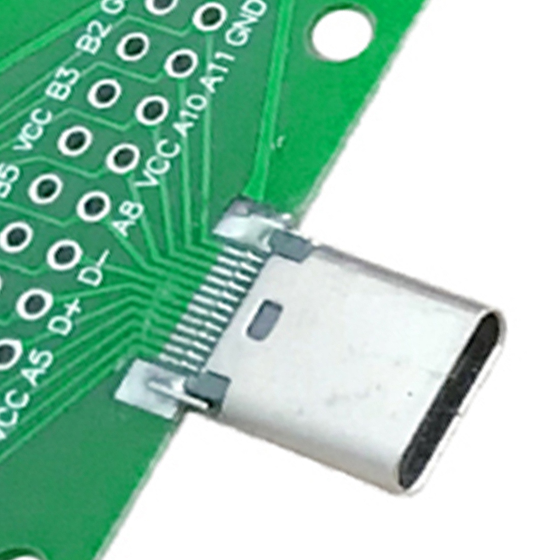 Lot De 10 Cartes De Dérivation USB-C Femelle - 4 Broches 2.54mm - PCB FR-4 12x15mm - Pour Projets DIY électroniques