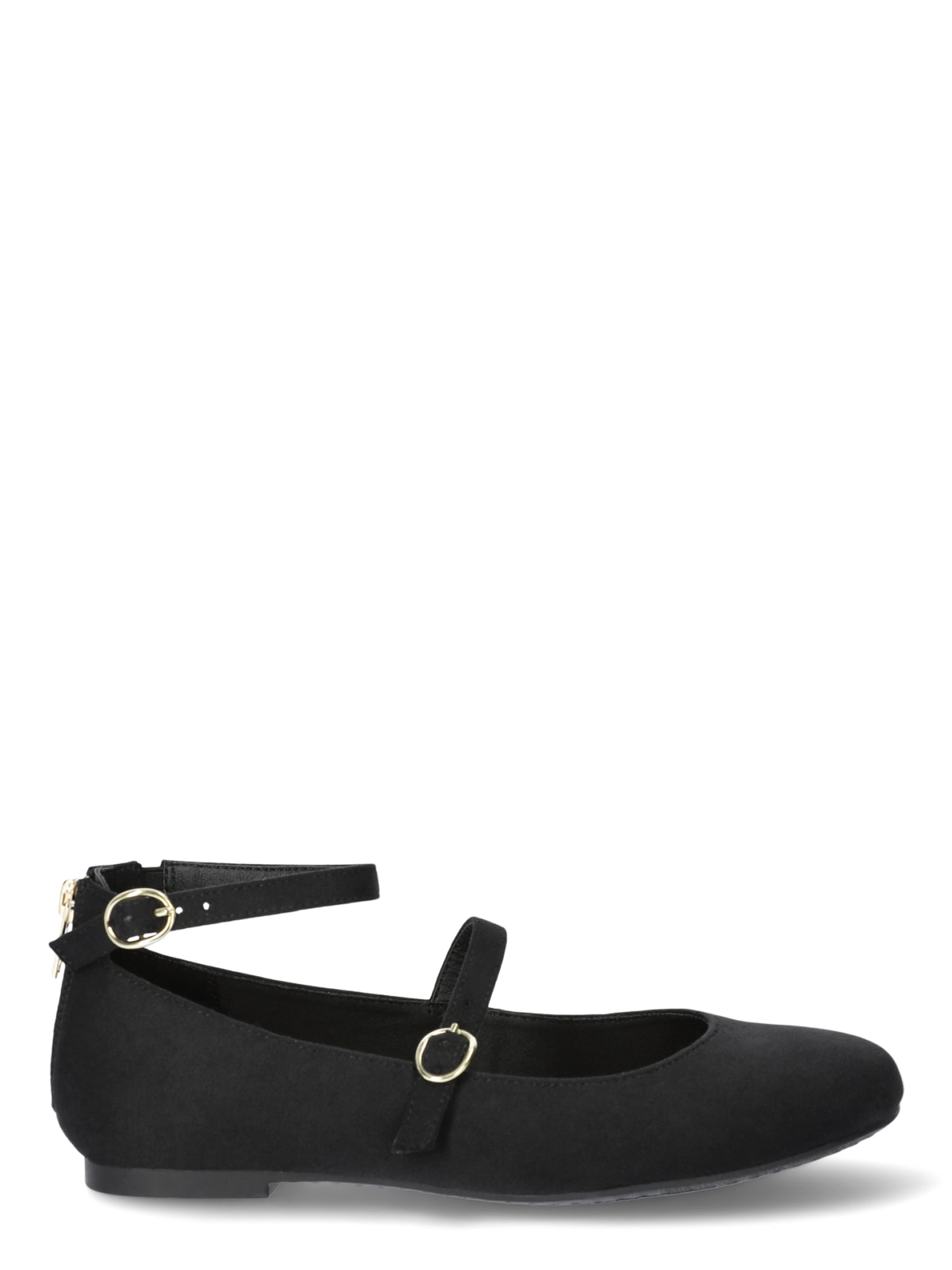 No Boundaries Women's Ankle-strap Mary Jane Flat