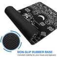 thumbnail image 6 of Long Mouse Pads for Desk,Black Gothic Skull Butterfly Pattern Desk Mats on Top Of Desks, Desk Mouse Pad Extra Large with 3mm Non-Slip Base and Stitched Edge for Gaming,Office,Work,Home 31.5"x11.8", 6 of 6