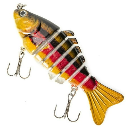 10Cm/15G Jointed Multi-Seven Sections Fishing Lure Artificial Hard Bait Swimbait