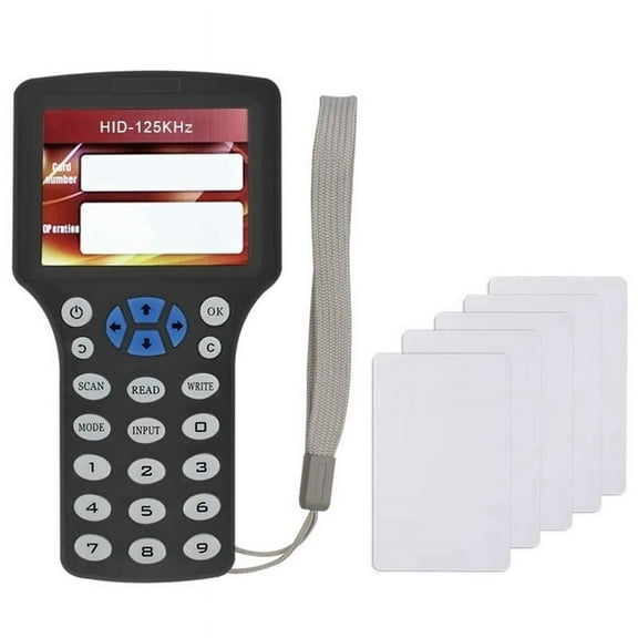 10 Frequency RFID NFC Card Reader Writer Duplicator 5XUID Card