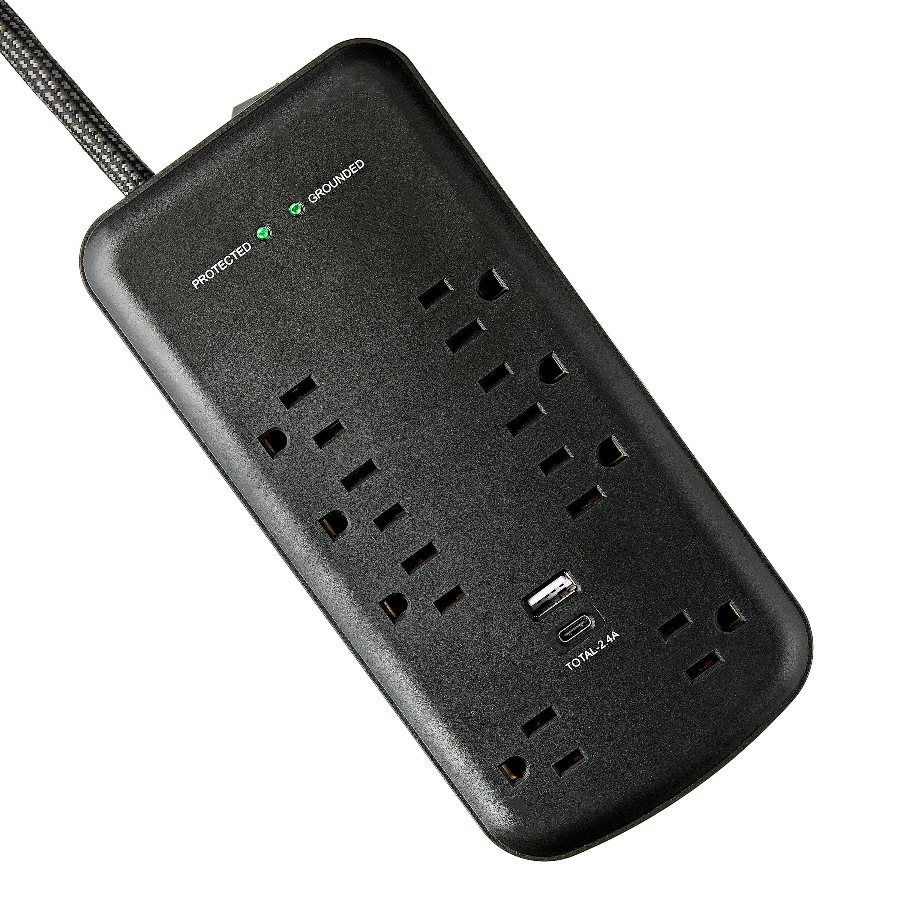 Hyper Tough Surge Protector Power Strip, 8 Outlets, USB Ports photo 5