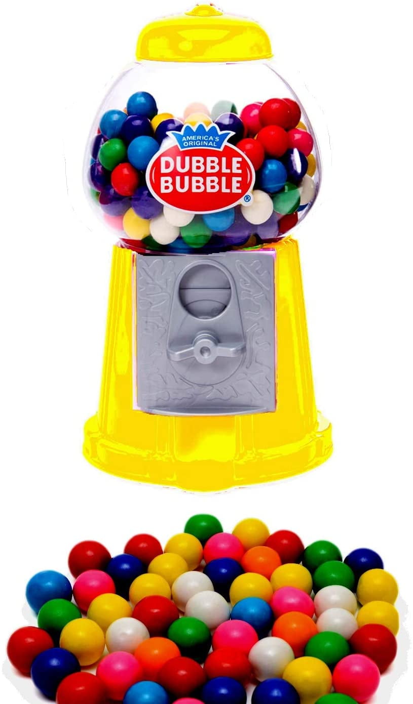 YELLOW Classic Bubble Bulk Gumball/Candy Machine 