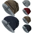 thumbnail image 3 of Babibeauty Men Women Knit Baggy Beanie Winter Warm Wool Ski Knitted Crochet Slouch Hat Cap, 3 of 5