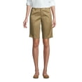 thumbnail image 2 of Lands' End School Uniform Women's Plain Front Blend Chino Shorts, 2 of 3