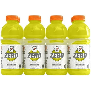 Gatorade Zero Lemon Lime Thirst Quencher 8 pk Bottles - 20 oz