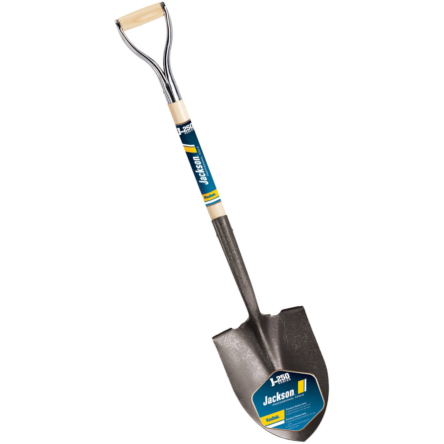 shovel with round handle