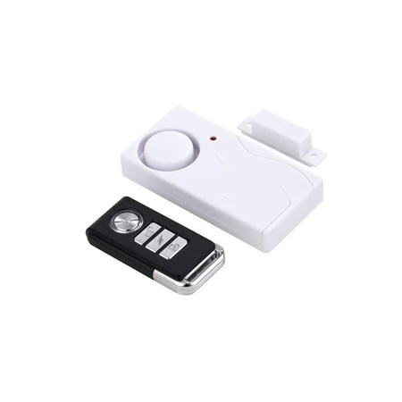 Window Security Alert GREENCYCLE 1 Set (1 Remote,1 Alarm) Multi-function Wireless Anti-Theft Remote Control Burglar Alert Door Window Security Alarms Emergency Magnetic Sensor Chime Door Alarm ()