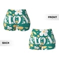 thumbnail image 3 of Rocae Happy Mother's Day1 for Women's Quick-Dry Running Shorts,Ladies Active Athletic Apparel Yoga Workout Gym Running Volleyball Spandex Shorts Small, 3 of 9