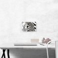 thumbnail image 2 of ARTCANVAS Zebra Stripes Painted Home decor Canvas Art Print - Size: 12" x 8" (0.75" Deep), 2 of 9