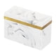 thumbnail image 1 of Organizador de baño con 2 ranuras para cepillos de dientes, organizador multifuncional para maquillaje Blanco, 1 of 9