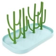 thumbnail image 1 of Fiudx Botellero Cactus, Soporte de Secado Multifuncional, Bandeja de Almacenamiento Versátil, Diseño Higiénico para Botellas, Vasos y Accesorios, Función Desmontable de Fácil Limpieza, Ideal para Org, 1 of 2