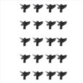 thumbnail image 1 of RC Boat Propeller Set for 2011-5 Fishing Tool Bait Boat Fish Finder Ship Part Positive & Reverse Propeller,20 Pcs,20 x propellers,black, 1 of 8